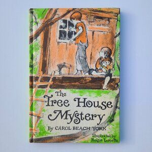 5/$12 Vintage Kids Book Tree House Mystery York BCE Weekly Reader Book Club 1973